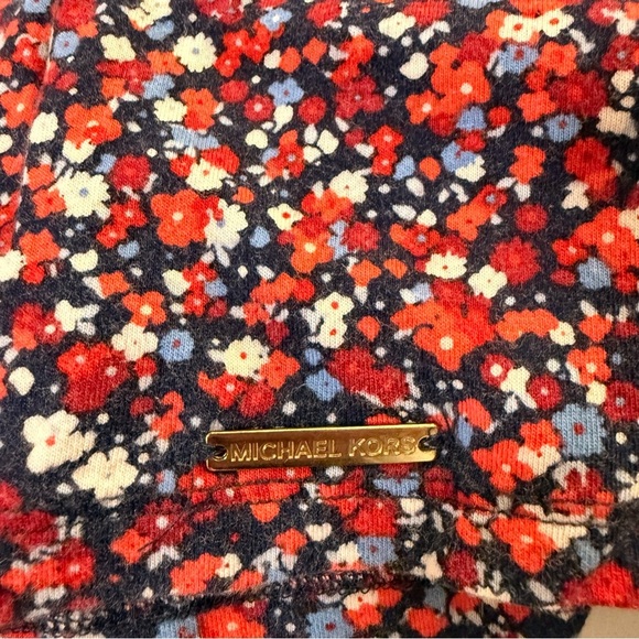 Michael Kors Flower Print Blouse Size Small - Picture 4 of 5